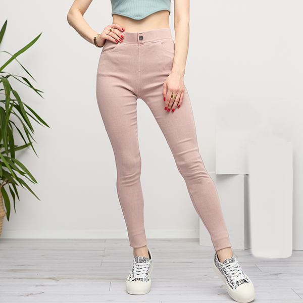 Tregging femme rose clair - Vêtements