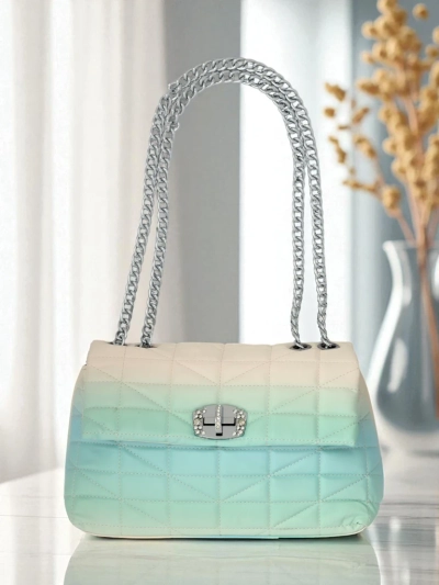 Royalfashion Petit sac à main pour femme en cuir écologique ombré Sophie Rose