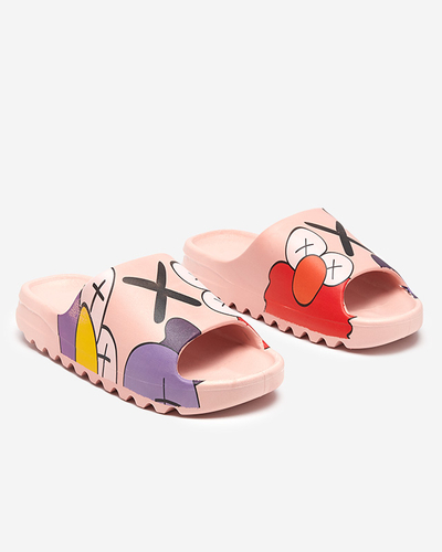 Chaussons Elmino roses pour femmes - Chaussures