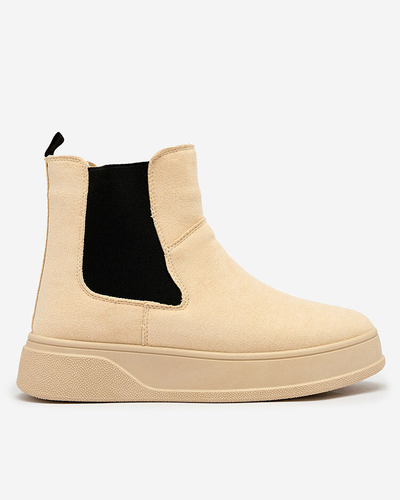 Royalfashion Bottes a'la neige beige pour femme Uteris