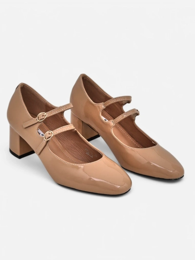 Royalfashion Patente femmes escarpins à talons avec brides Ovigs