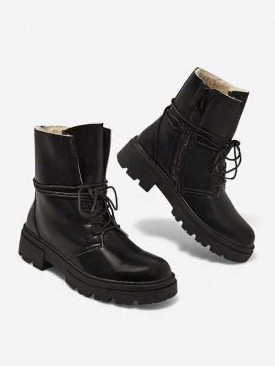 Bottines pour Femmes Luna Noires en Cuir Élégantes pour l'Hiver