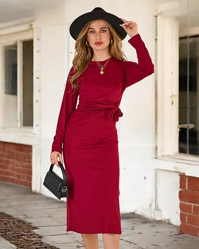 Royalfashion Robe midi femme