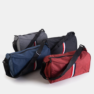 Sac de sport unisexe bleu marine avec bande - Sacs à main