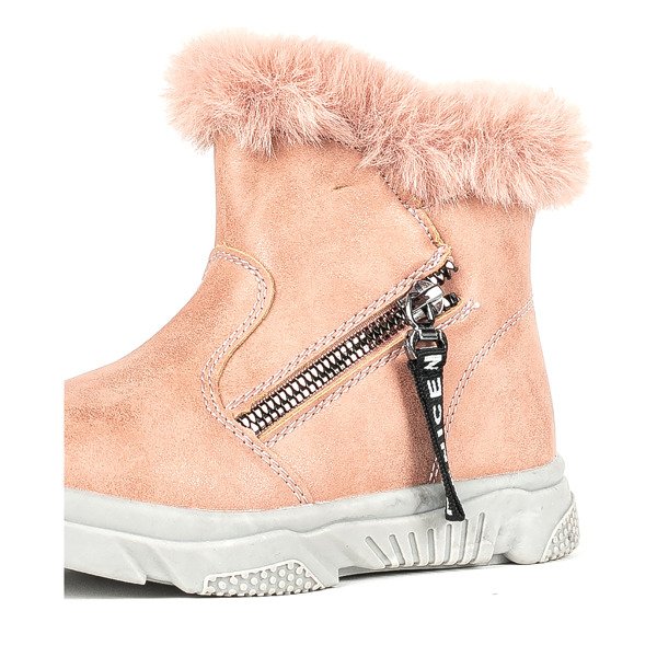 Bottes de neige roses pour enfants avec fourrure Nicia - Footwear