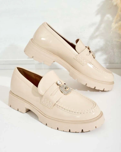 Royalfashion Mocassins laqués pour femme Bemies