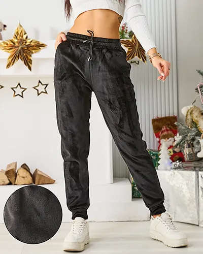 Royalfashion Pantalons de survêtement chauds pour femmes