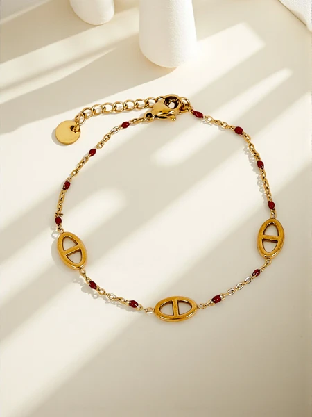 Bracelet Callisto Aurea avec perles plaqué or