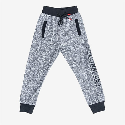 Pantalon de jogging gris garçon - Vêtements