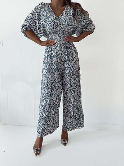 Royalfashion Combinaison à motifs pour femme