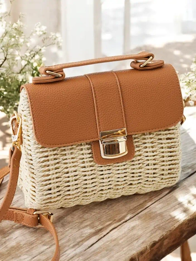 Royalfashion Petit sac en osier de type malles