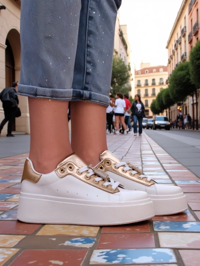 Royalfashion Baskets de sport pour femmes Kisoffi