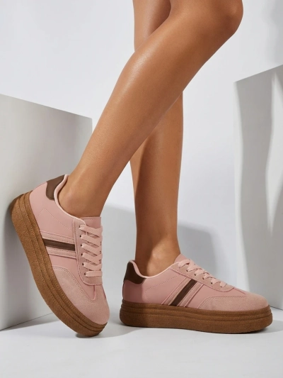 Sneakers pour Femmes Flora Roses Écologiques Sportives pour l'Été