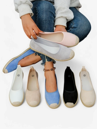 Espadrilles éco-suède Royalfashion pour femmes Aroles