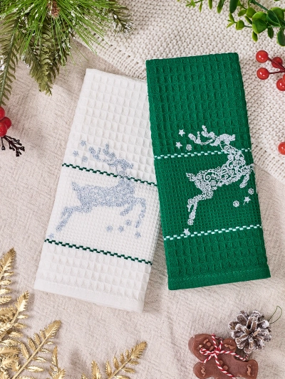 Ensemble de serviettes de vacances Royalfashion Bonne année