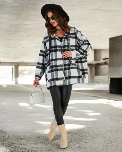 Royalfashion Manteau de type chemise pour femme