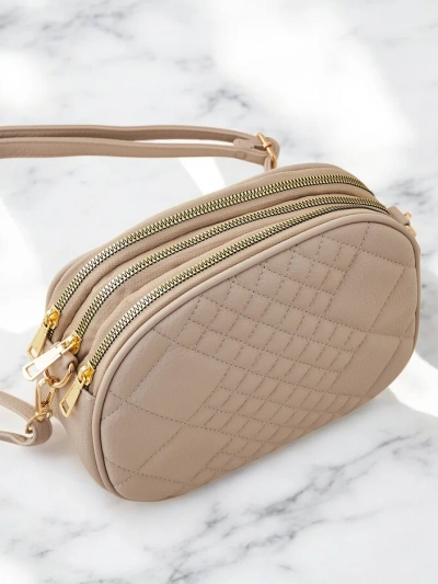 Royalfashion petit sac à main ovale pour femmes en éco-cuir