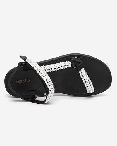 Sandales sport femme noires avec perles Dotiss - Footwear
