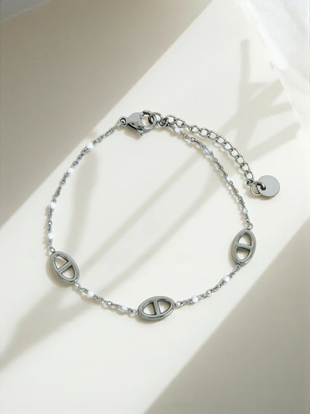 Bracelet en argent Aurea Clavis avec des perles