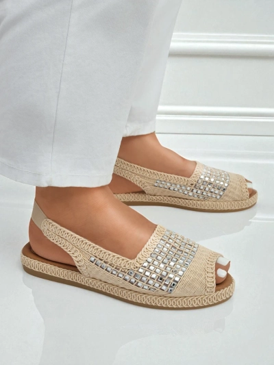 Sandales espadrilles pour femme avec strass Belle Sparkle