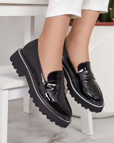 Royalfashion Mocassins laqués pour femme Deru