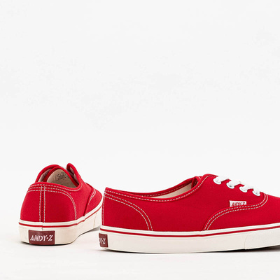 Baskets Lifeda rouges pour femmes - Chaussures