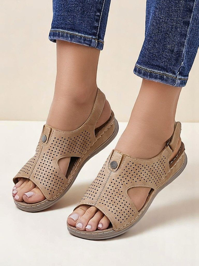 Royalfashion Sandales ajourées pour femmes Leminni