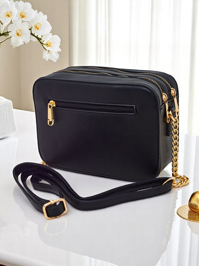 Royalfashion Petit sac à main pour femme en cuir écologique Luna Grace