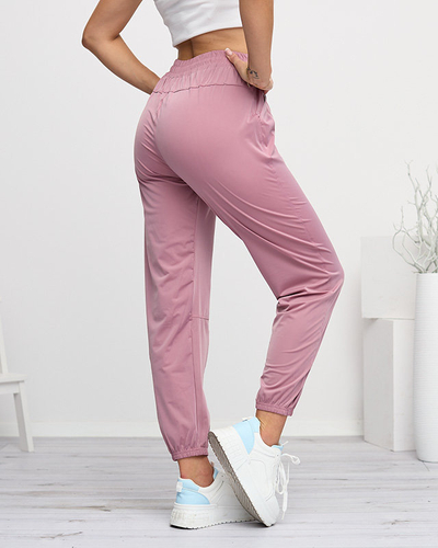 Jogging femme rose foncé - Vêtements