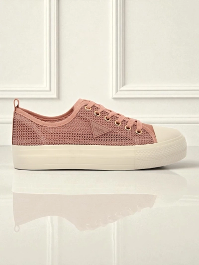 Baskets pour femmes Afrodyta Rosa – chaussures roses aérées en tissu pour l'été