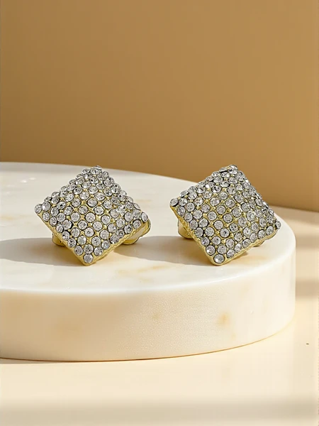 Royalfashion Boucles d'oreilles à clip pour femmes avec zircons