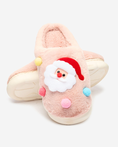 Royalfashion Chaussons de Noël pour femme en rose Fertemse