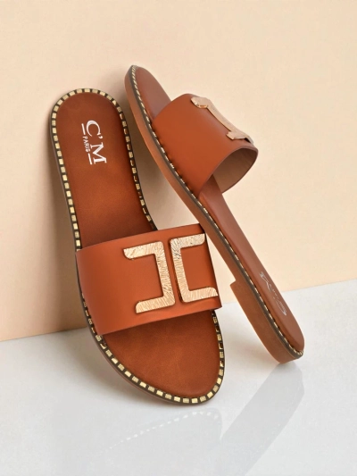 Royalfashion Mules pour femme en similicuir avec décoration Gildra