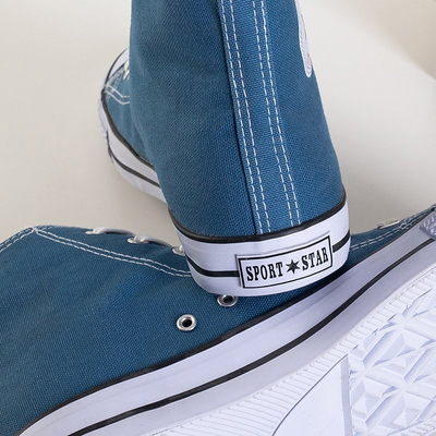 Baskets montantes bleues homme Interit - Footwear