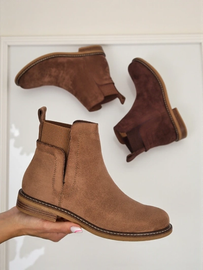 Bottines Chelsea pour femmes en éco-daim Veysi