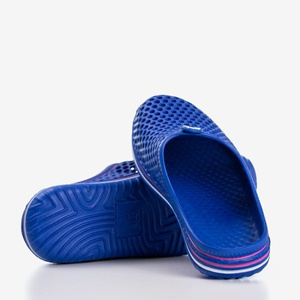 Chaussons femme Gumi en caoutchouc et cobalt - Chaussures 1