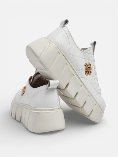 Sneakers de sport pour femmes en cuir naturel Sacerr