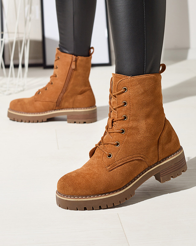 Bottes de trappeur marron pour femmes Priviea - Footwear