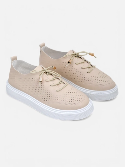 Royalfashion Chaussures de sport à lacets perforées pour femmes Vaned