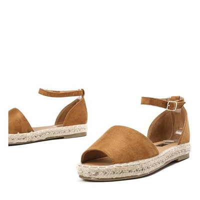 OUTLET Espadrilles marron avec coupe Velino - Footwear