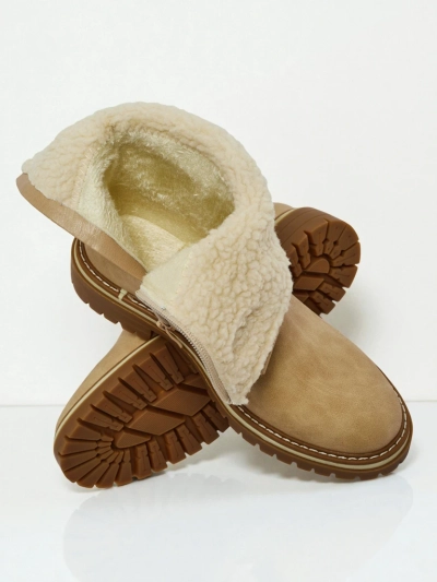 Bottines hautes pour femmes en éco-daim Liora