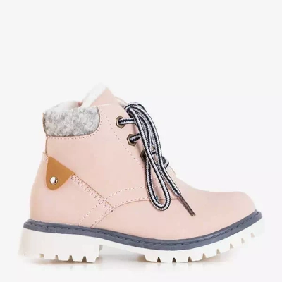 Bottines Tiptop isolées rose fille OUTLET - Chaussures