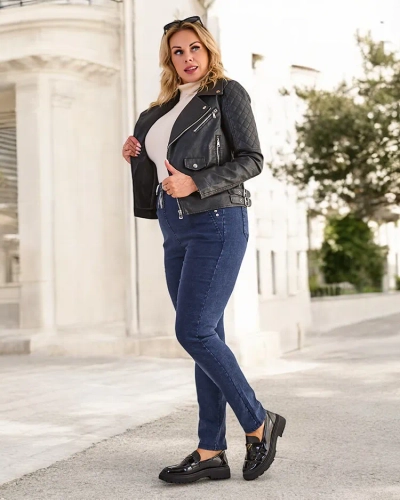 Pantalons treggings taille plus pour femmes Royalfashion