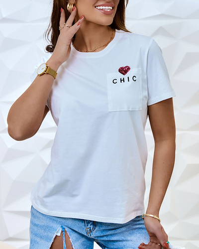 Royalfashion T-shirt imprimé pour femme
