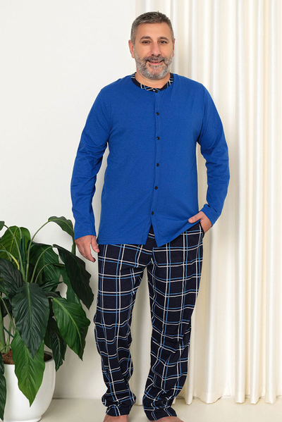 Royalfashion Pyjama gris foncé pour homme