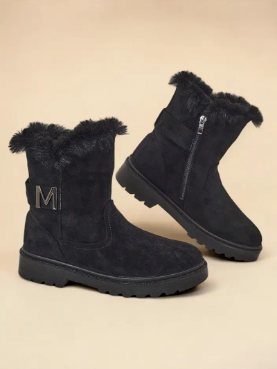 Royalfashion Bottes de Neige pour Femmes Fiofi