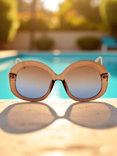 Royalfashion Lunettes de soleil avec branches décoratives Glam Shine