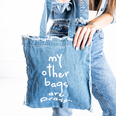 Sac à main en jean Prada - Accessoires