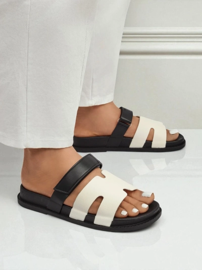 Royalfashion Sandales en éco-cuir pour femmes FlexiComfi