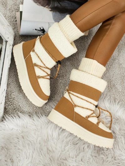 Bottes imitation bottes de neige pour femmes Quill Haven